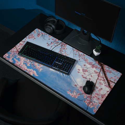 Tapis De Souris Japonais Mont Fuji Sakura - La Planète Gaming