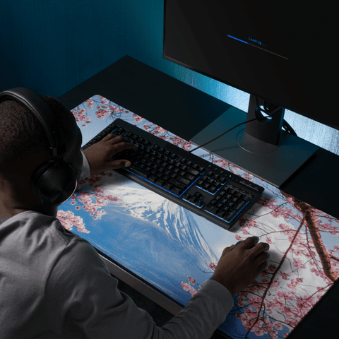 Tapis De Souris Japonais Mont Fuji Sakura - La Planète Gaming