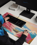 Tapis De Souris Japonais Mont Fuji Sakura Rose - La Planète Gaming