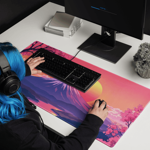 Tapis de Souris Japonais Mont Fuji Sunset - La Planète Gaming