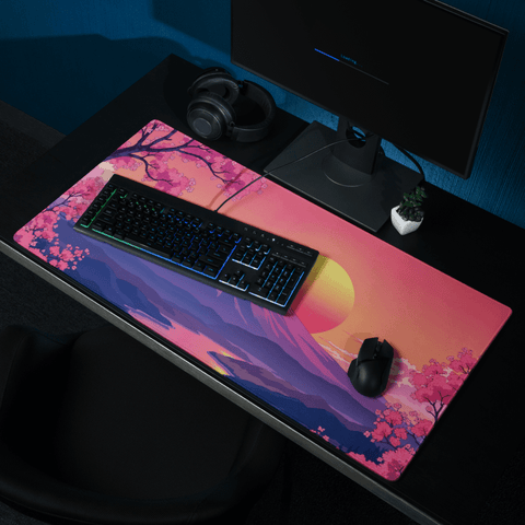 Tapis de Souris Japonais Mont Fuji Sunset - La Planète Gaming