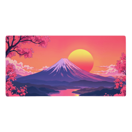 Tapis de Souris Japonais Mont Fuji Sunset - La Planète Gaming