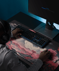 Tapis De Souris Japonais Montagne Cerisiers - La Planète Gaming