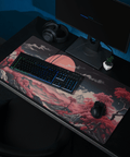 Tapis De Souris Japonais Montagne Cerisiers - La Planète Gaming