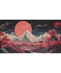Tapis De Souris Japonais Montagne Cerisiers - La Planète Gaming