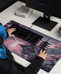 Tapis de Souris Japonais Pagode Cerisiers - La Planète Gaming