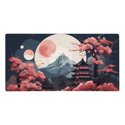 Tapis De Souris Japonais Pagode Mont Fuji - La Planète Gaming