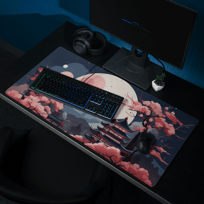 Tapis De Souris Japonais Pagode Mont Fuji - La Planète Gaming