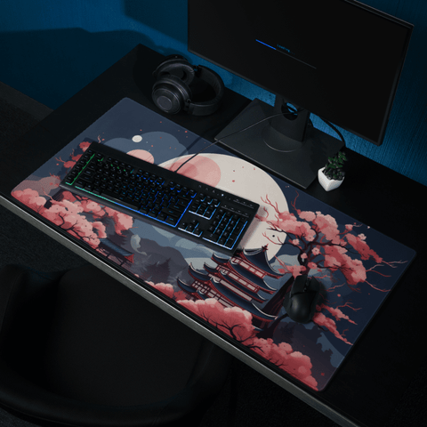 Tapis De Souris Japonais Pagode Mont Fuji - La Planète Gaming