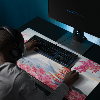 Tapis De Souris Japonais Paysage Aquarelle - La Planète Gaming