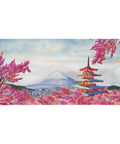 Tapis De Souris Japonais Paysage Aquarelle - La Planète Gaming