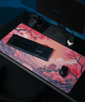 Tapis de Souris Japonais Paysage Cerisiers - La Planète Gaming