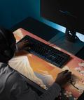 Tapis De Souris Japonais Paysage Mont Fuji Cerisiers - La Planète Gaming