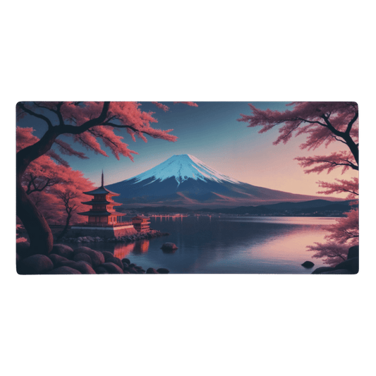 Tapis de Souris Japonais Paysage Mont Fuji Lac - La Planète Gaming