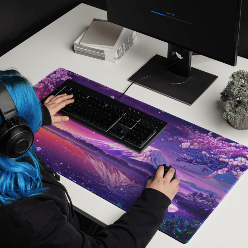 Tapis De Souris Japonais Paysage Zen Mont Fuji - La Planète Gaming