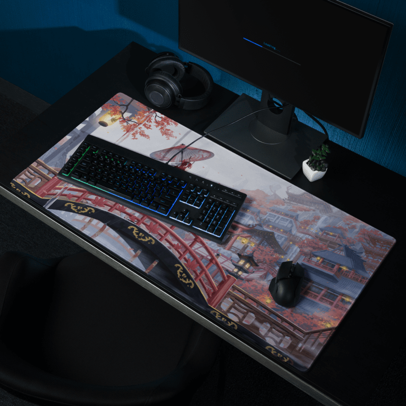 Tapis De Souris Japonais Pont Sakura Impérial - La Planète Gaming