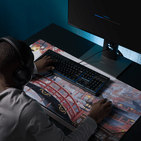 Tapis De Souris Japonais Pont Sakura Impérial - La Planète Gaming