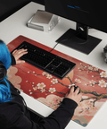 Tapis de Souris Japonais Sakura Soleil Levant - La Planète Gaming