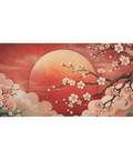 Tapis de Souris Japonais Sakura Soleil Levant - La Planète Gaming