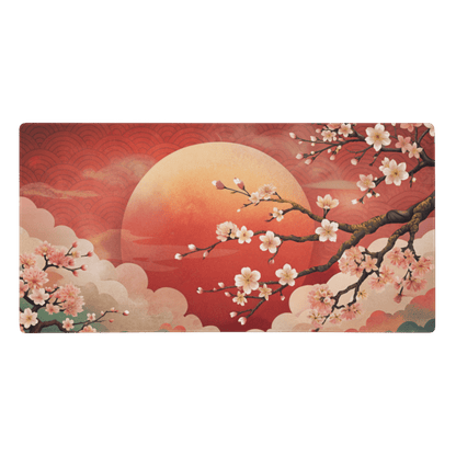 Tapis de Souris Japonais Sakura Soleil Levant - La Planète Gaming