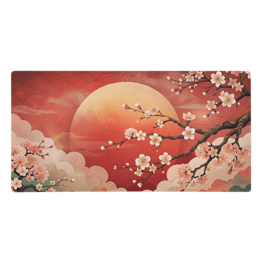 Tapis de Souris Japonais Sakura Soleil Levant - La Planète Gaming
