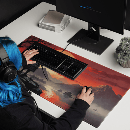 Tapis De Souris Japonais Samouraï Armure Katana - La Planète Gaming