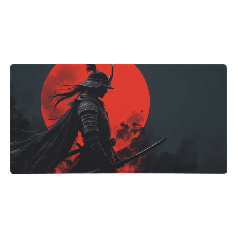 Tapis De Souris Japonais Samouraï Obscure - La Planète Gaming