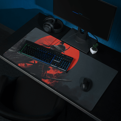 Tapis De Souris Japonais Samouraï Obscure - La Planète Gaming