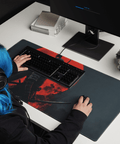 Tapis De Souris Japonais Samouraï Obscure - La Planète Gaming