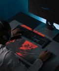 Tapis De Souris Japonais Samouraï Obscure - La Planète Gaming