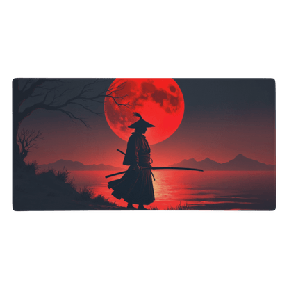 Tapis De Souris Japonais Samouraï Silhouette - La Planète Gaming