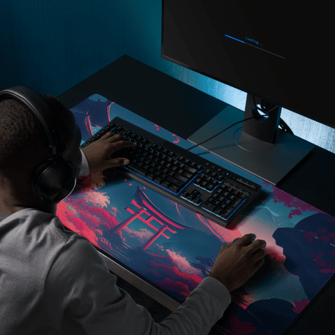 Tapis De Souris Japonais Soleil Levant Sakura - La Planète Gaming