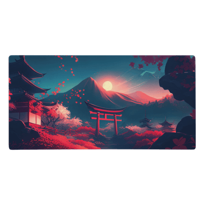 Tapis De Souris Japonais Soleil Levant Sakura - La Planète Gaming
