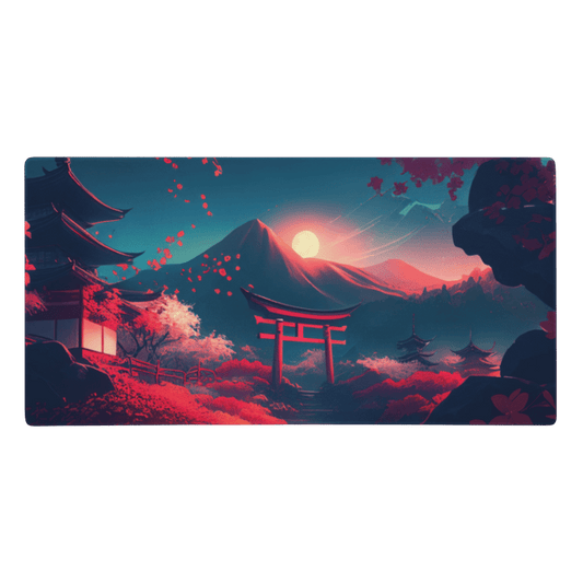 Tapis De Souris Japonais Soleil Levant Sakura - La Planète Gaming