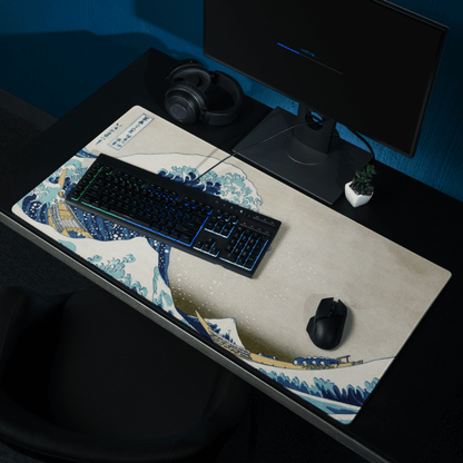Tapis De Souris Japonais Vague d’Hokusai - La Planète Gaming