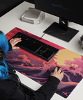 Tapis De Souris Japonais Vague du Soleil Levant - La Planète Gaming