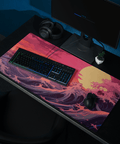 Tapis De Souris Japonais Vague du Soleil Levant - La Planète Gaming