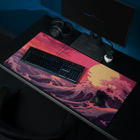 Tapis De Souris Japonais Vague du Soleil Levant - La Planète Gaming