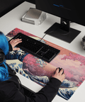 Tapis De Souris Japonais Vague Sakura - La Planète Gaming