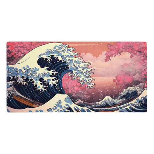 Tapis De Souris Japonais Vague Sakura - La Planète Gaming