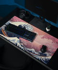 Tapis De Souris Japonais Vague Sakura - La Planète Gaming