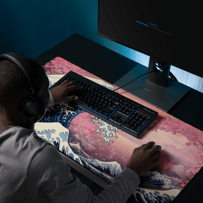 Tapis De Souris Japonais Vague Sakura - La Planète Gaming