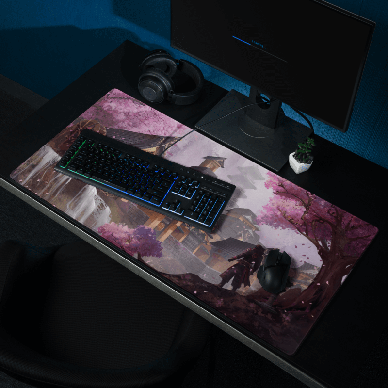 Tapis De Souris Japonais Village Sakura Impérial - La Planète Gaming