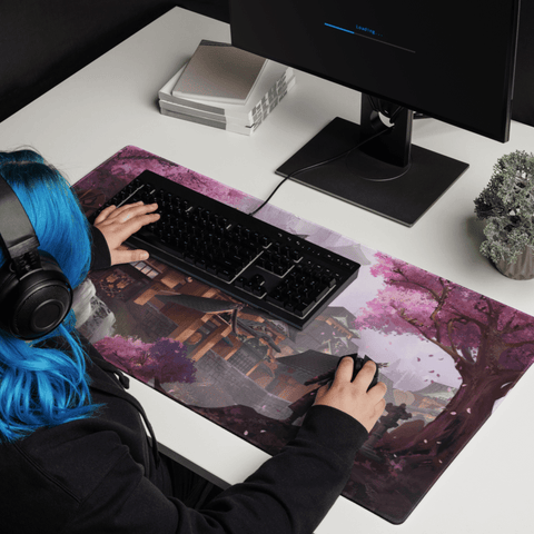 Tapis De Souris Japonais Village Sakura Impérial - La Planète Gaming