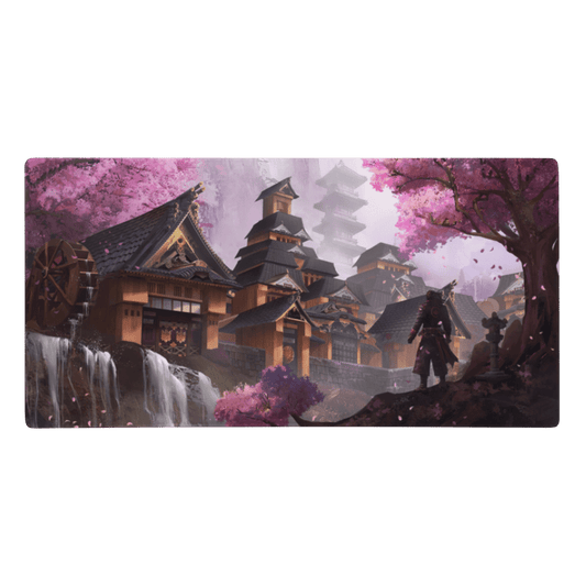 Tapis De Souris Japonais Village Sakura Impérial - La Planète Gaming
