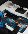 Tapis De Souris Japonais Village Zen Nocturne - La Planète Gaming