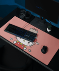 Tapis De Souris Kawaii Chaton Blanc Mignon - La Planète Gaming
