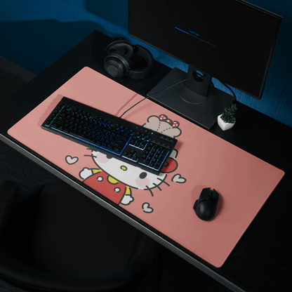 Tapis De Souris Kawaii Chaton Blanc Mignon - La Planète Gaming