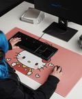 Tapis De Souris Kawaii Chaton Blanc Mignon - La Planète Gaming
