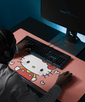Tapis De Souris Kawaii Chaton Blanc Mignon - La Planète Gaming
